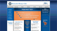 Desktop Screenshot of bettendorfrotary.com